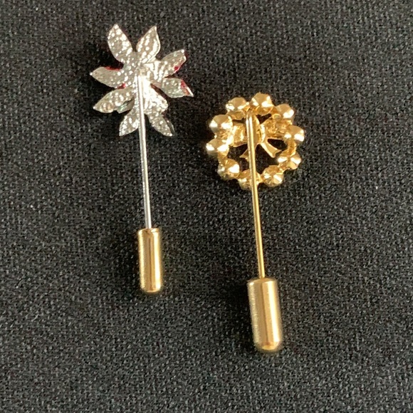 Christmas Holiday- set of 2 stick pins - Picture 4 of 6